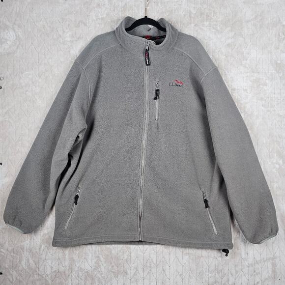 L.L. Bean Other - LL Bean Outdoors Fleece Jacket Mens XXL Tall USA Made Full Zip Classic Hiking